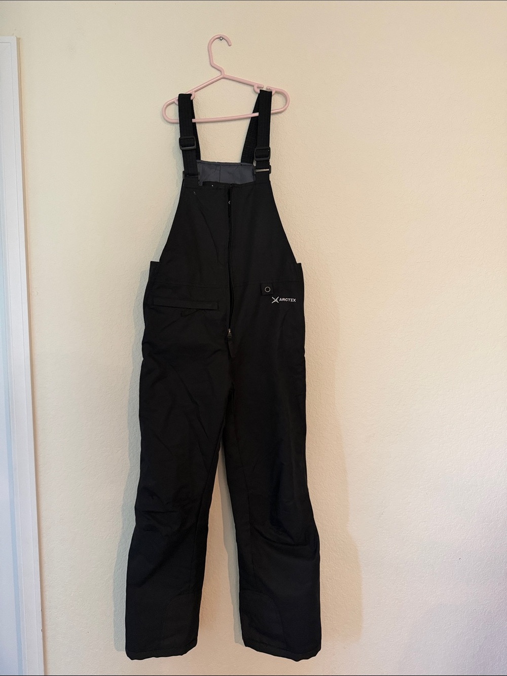 Kids Arctix Black Snow Bib Overalls - Medium